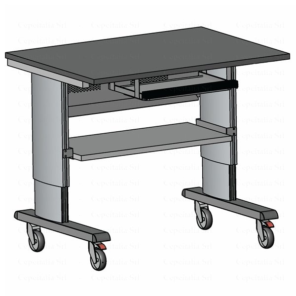 TRESTON POSTAZIONE DI LAVORO + RIPIANO,
