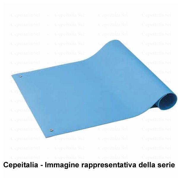 ITECO tappeto da tavolo esd L2 azzurro 1200x600mm
