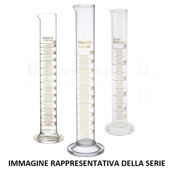 CILINDRO IN VETRO CLASSE A, CAPACITÀ 2000ML