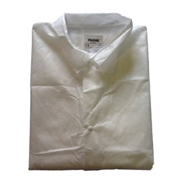 PLP50 CAMICE MONOUSO ESD 50GR BIANCO XL + TASCHE