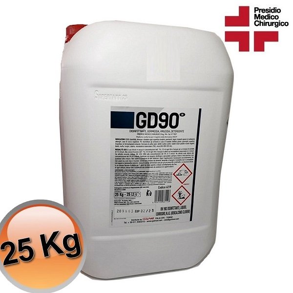 GD90 DISINFETTANTE, GERMICIDA, VIRUCIDA,