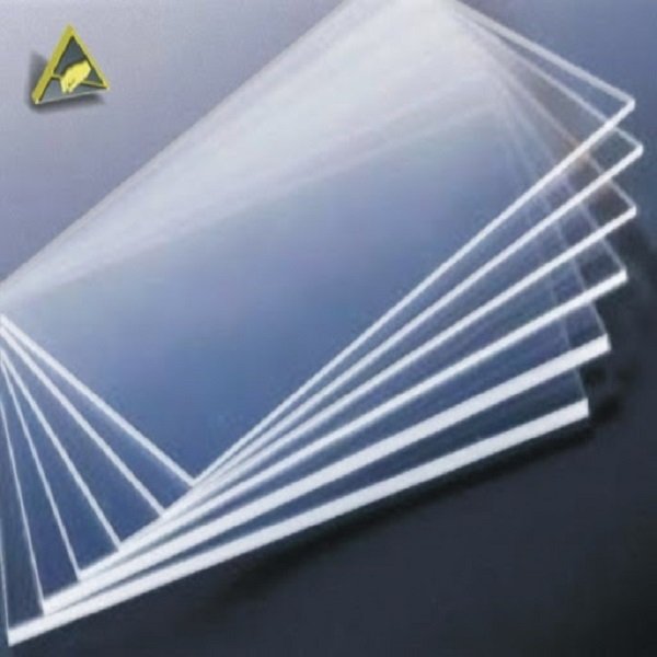 LASTRA ACRILICA Trasparente,dissipativa, 1mX2mX5mm