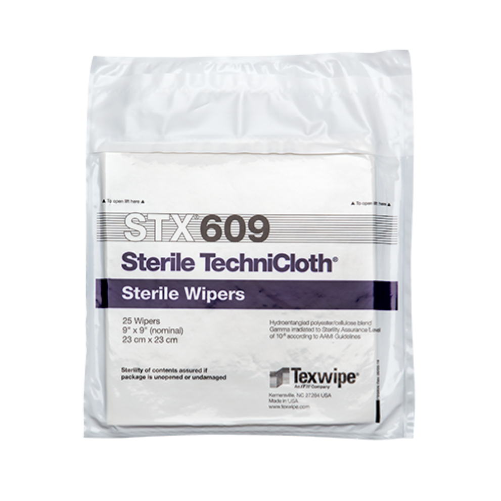 TEXWIPE STX609 - 100 STERILE CLEANROOM WIPERS