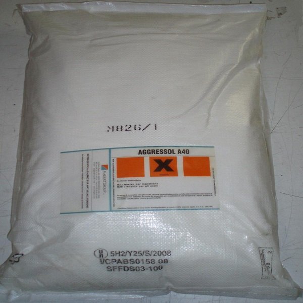 DETERGENTE IN POLVERE AGGRESSOL A/40 SACCO DA 24KG
