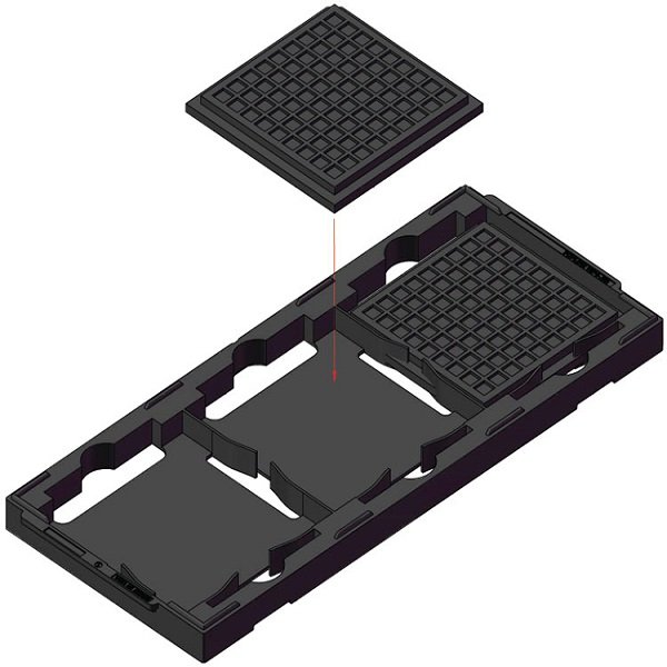 TOPLINE WP4-JIGTRAY-E JEDEC OUTLINE