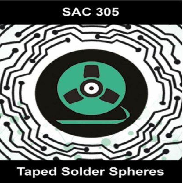 TAPED SOLDER BALLS SN96.5AG3.0CU0.5 Ø 0.400MM 5000