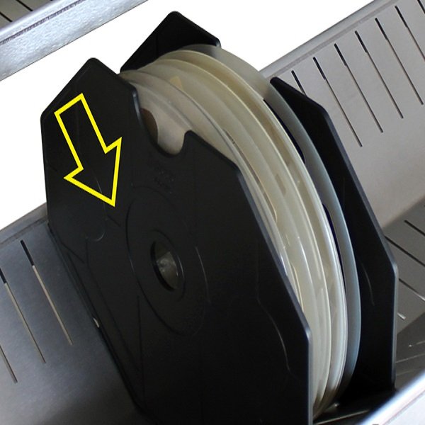 CHARIOTTE Separatore mobile in plastica per bobine