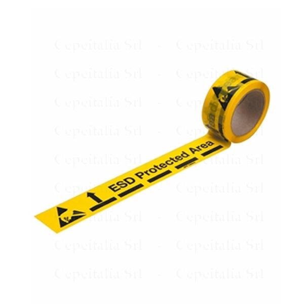 NASTRO GIALLO PER PAVIMENTO ESD 50MMX50M SPESSORE
