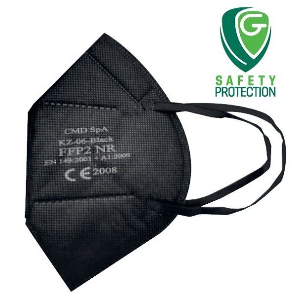 MASCHERA FILTRANTE FFP2 NERA - CERTIFICATA CE