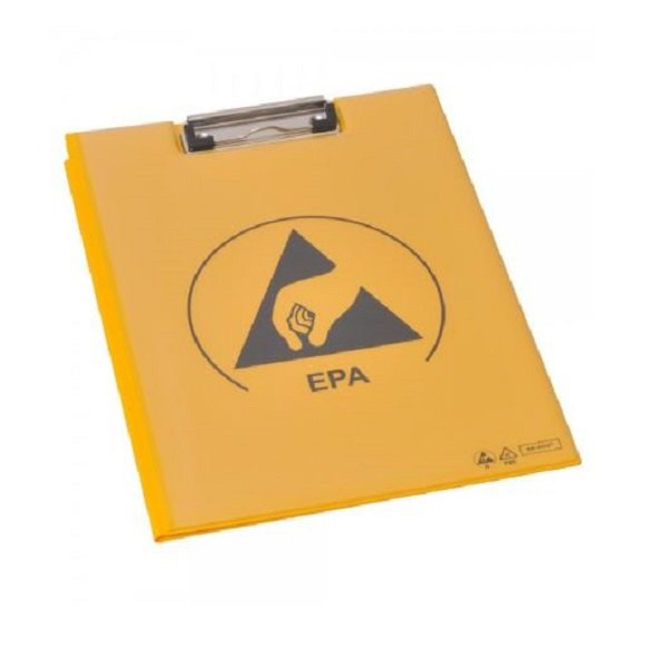 PORTA DOCUMENTI ESD COLORE GIALLO - FORMATO A4