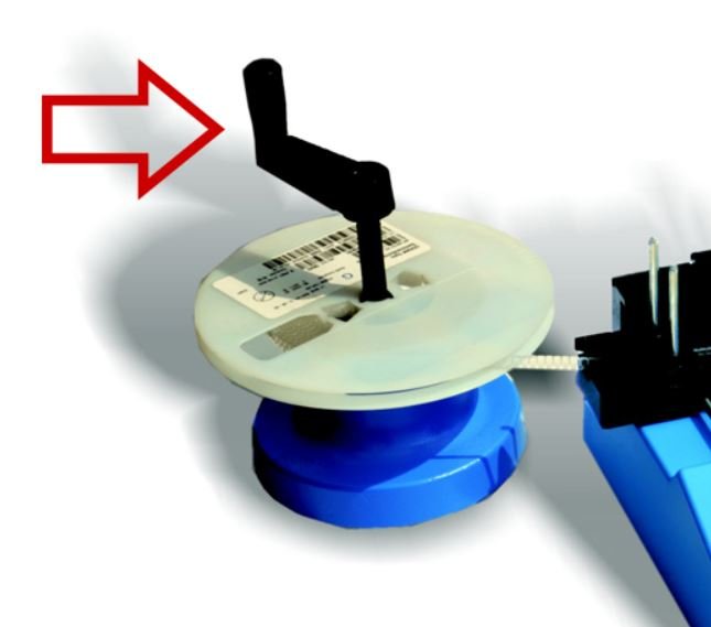 SUPPORTO - Maniglia per bobine SMD