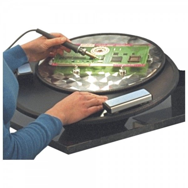 PIATTO GIREVOLE IN ACCIAIO ESD Ø450MM PER