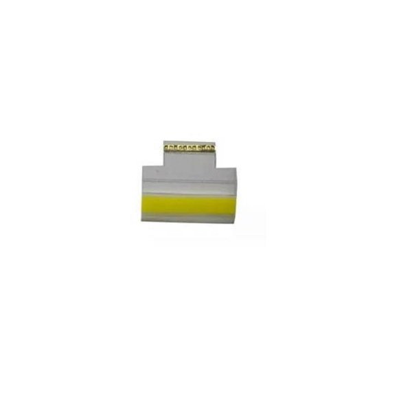 CLIP OTTONE + ETICHETTA ADESIVA 16MM - 500PZ