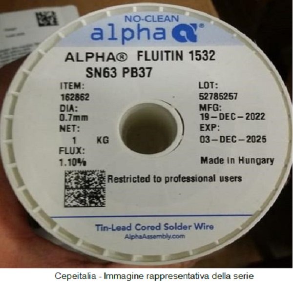 162861 ALPHA FLUITIN 1532 1.1 63/37 Ø 0,5mm 500gr