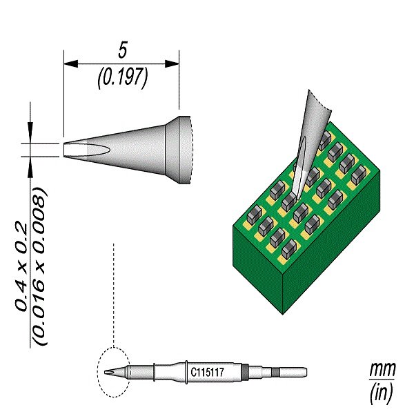 JBC NANOPUNTA SALDANTE C115117 - SCALPELLO
