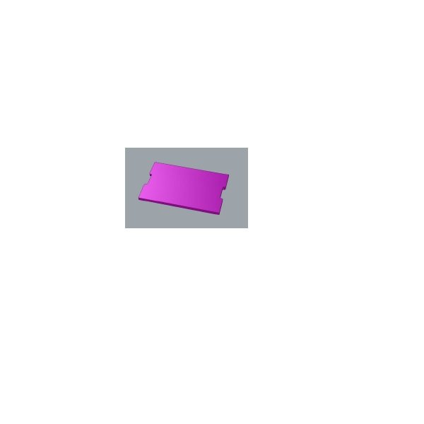 COVER FOAM ESD ROSA 549X351X20MM
