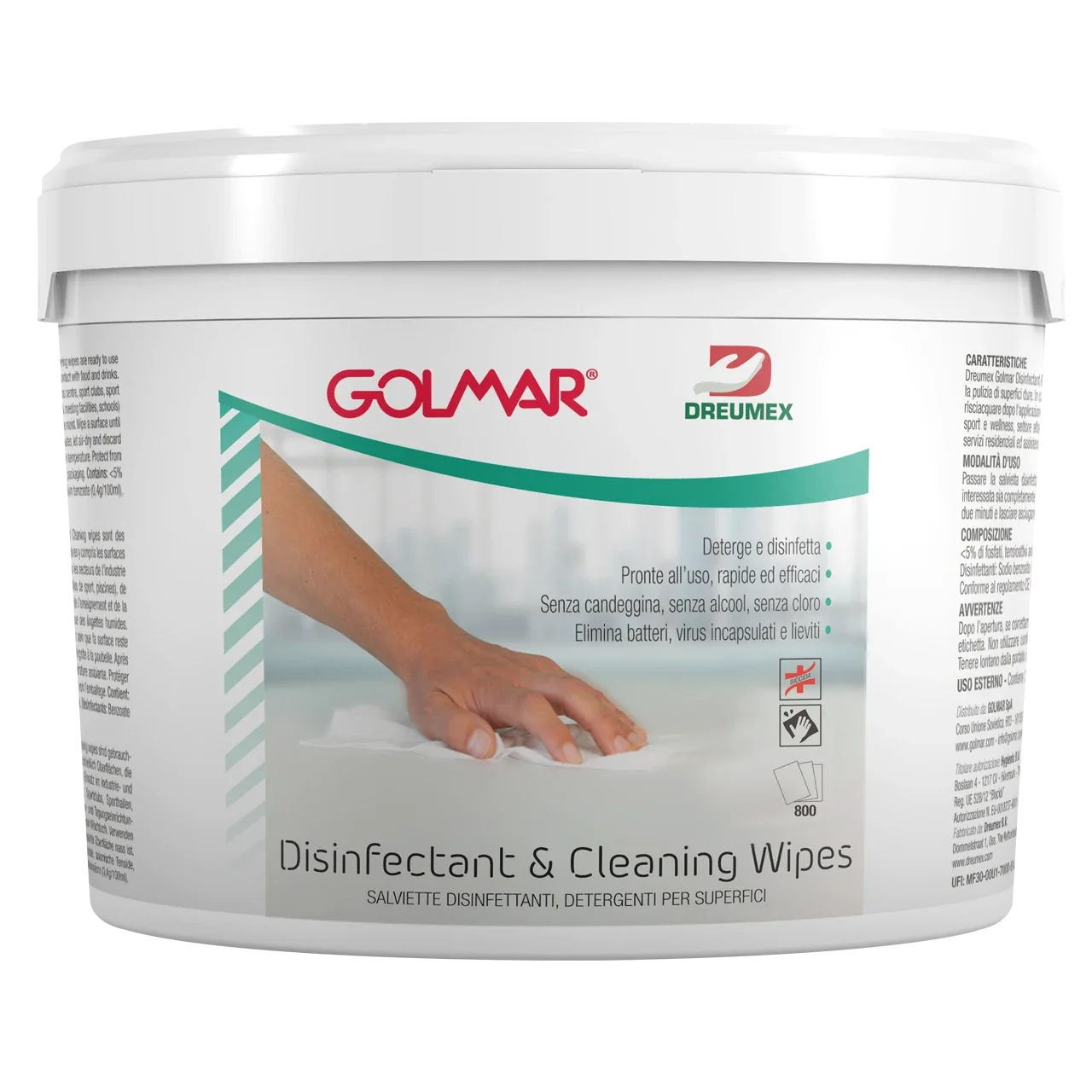 SALVIETTE DISINFETTANTI DISINFECTANT 6 CLEANING