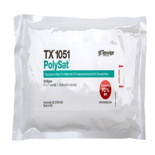 TEXWIPE TX1051 9"X11" 50 COTTON CLEANROOM WIPERS