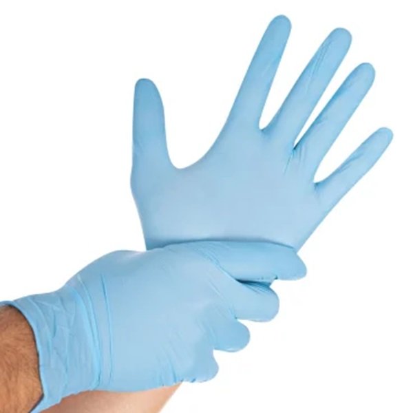 GUANTI MONOUSO LEGGERI NITRILE  TAGLIA L 100PZ