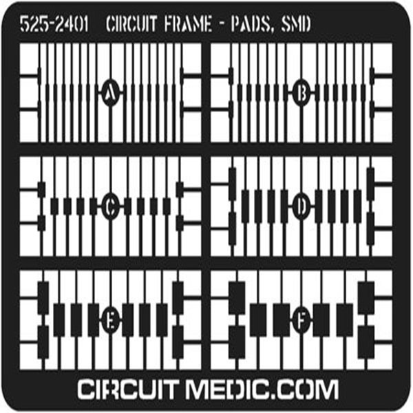 CIRCUIT FRAME SMD PADS BRIGHT 525-2401-1