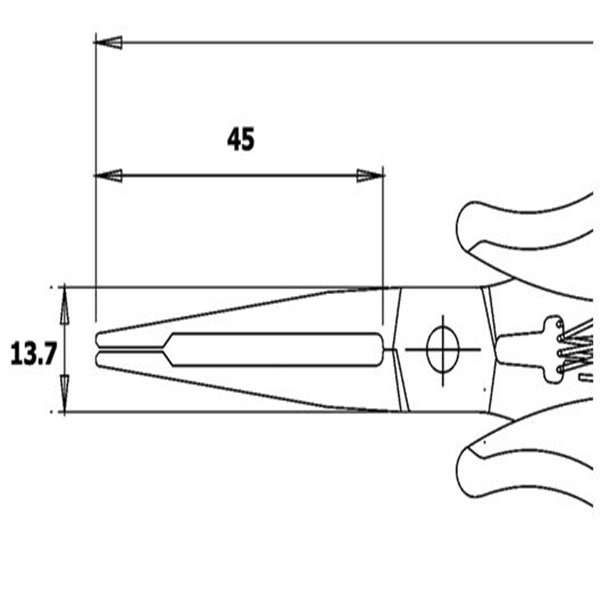 PIERGIACOMI PPN04NBD - PINZA ESD PER CONNETTORI