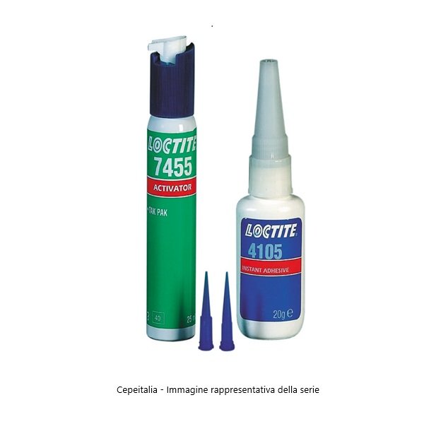 LOCTITE SET 4105/7455 ADESIVO CIANO ACRILICO NERO