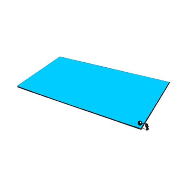 ITECO tappeto da tavolo esd azzurro/nero 1200x800