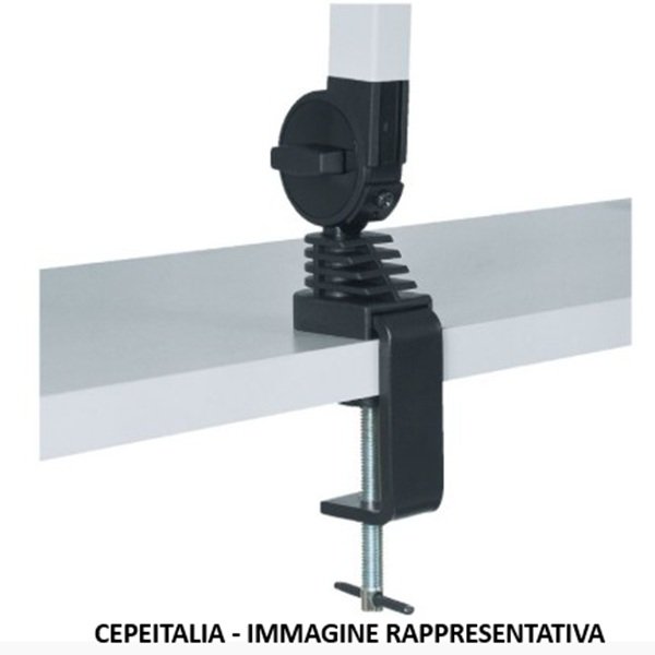 WALDMANN TABLE CLAMP 65 MM SPAN, BLACK FOR