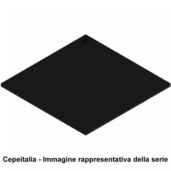 TOPLINE B-LID12W-BLACK 12x12x0.3mm COPERC.CON ADES